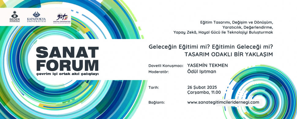 Sanat Forum; eğitim tasarımı